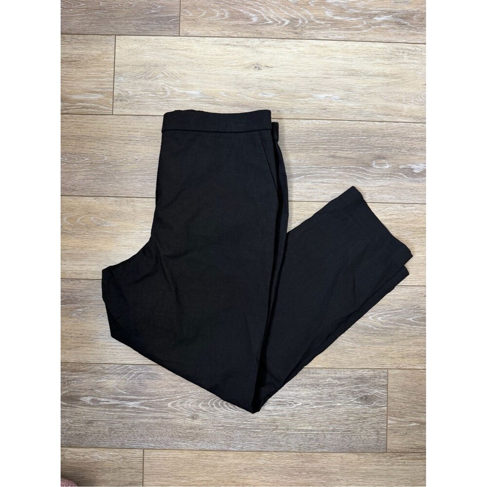 Theory Black Casual Pants - Classic Straight Fit Sz 10